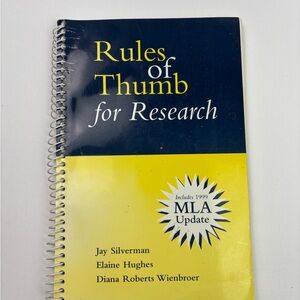 Rules of Thumb for Research by Jay Silverman